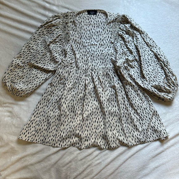 VICI leopard oversized top woman size small - Picture 1 of 6